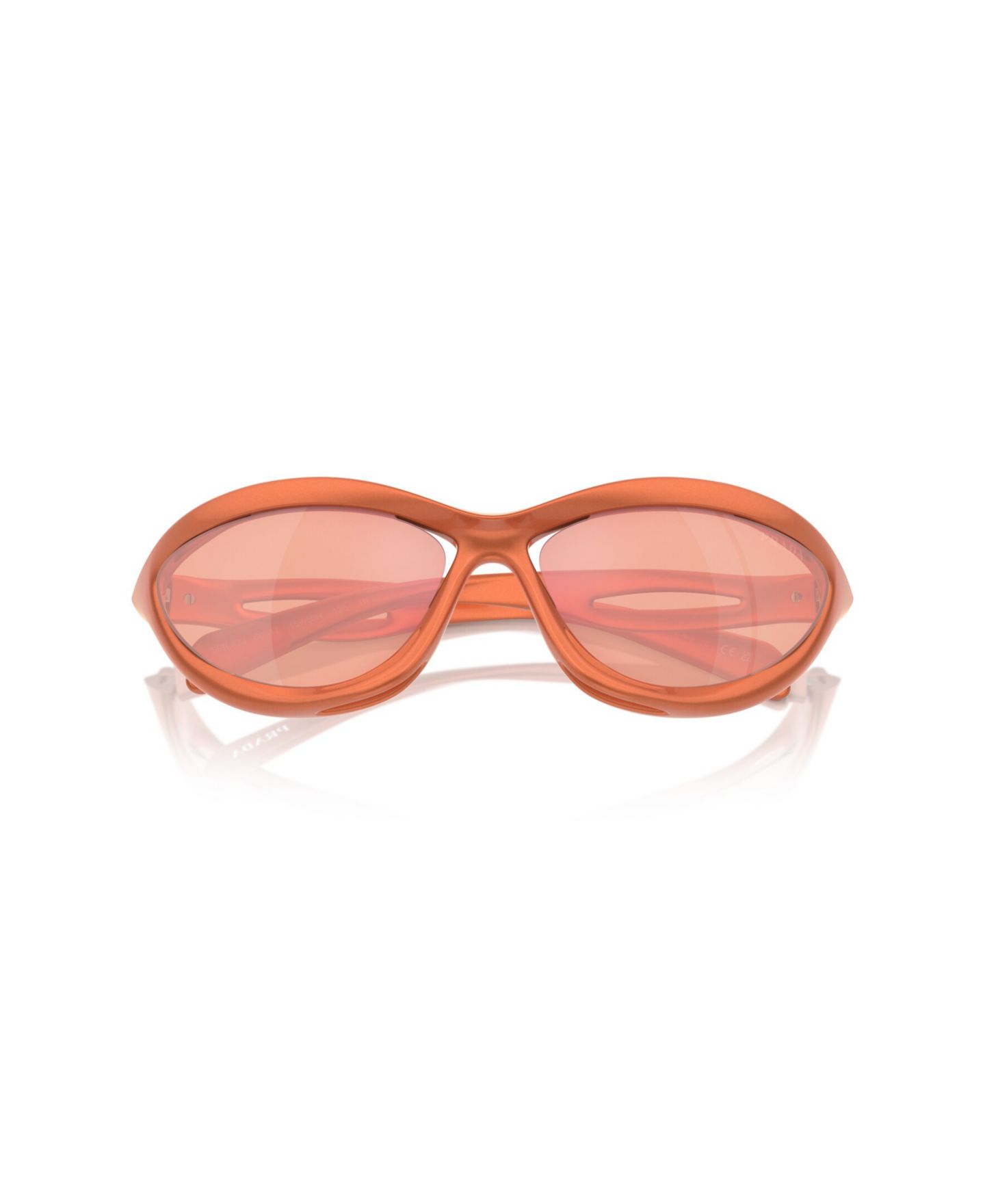 Женские солнцезащитные очки Prada Cat Eye, PR A23S, цвет: Оранжевый — фото 5