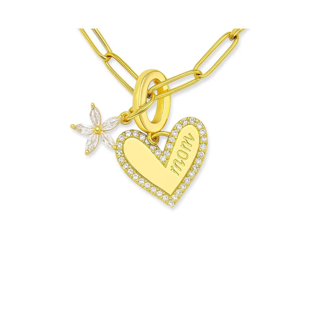 Hollywood Sensation Bloom Mom Heart Necklace