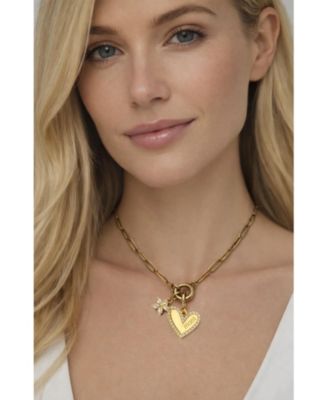 Bloom MOM Heart Necklace