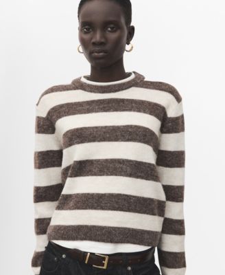 Women's Knit Striped Sweater