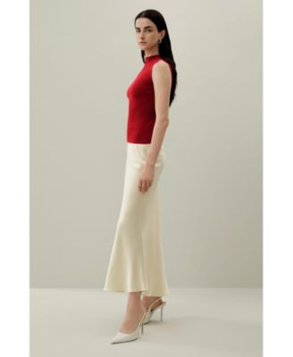 Women's Seamless Knit Washable-Wool Vest