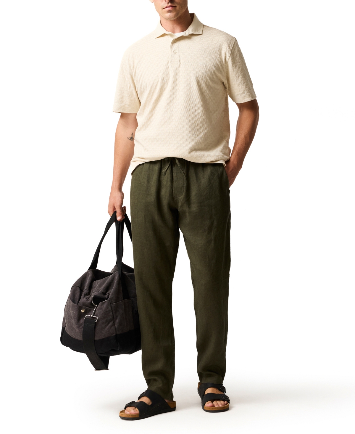 Rodd Gunn Men's Linen Resort Pant