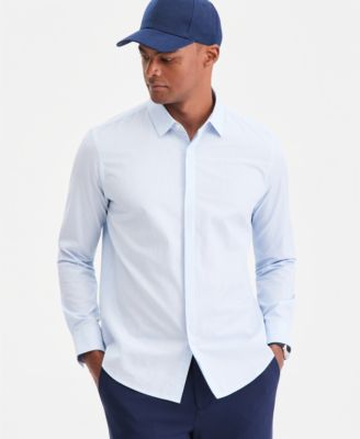 Aflani Men's Luke Cotton Long-Sleeve Button Shirt