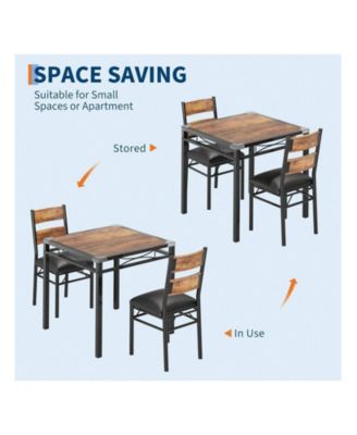 Kitchen Table Home Dining Table Set For 2 Wood Kitchen Table for Dining Room, Home Office, Living Room