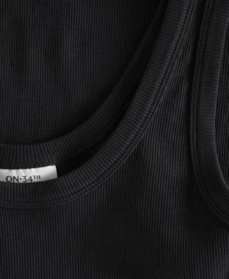 Women's Double Scoop-Neck Layering Tank Top