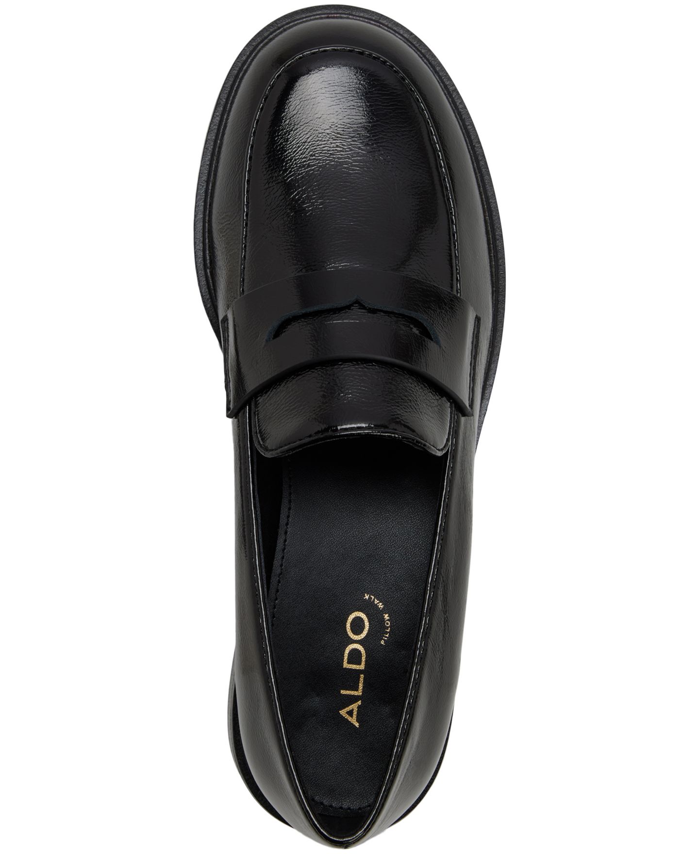 Женские туфли ALDO Valera Penny, цвет: Чёрный блестящий — фото 4