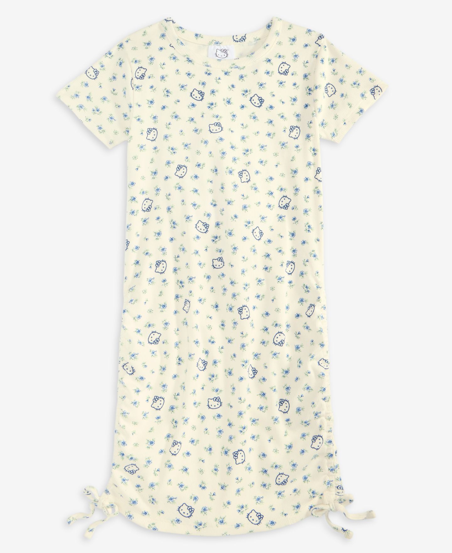 Платье Hello Kitty Side-Cinch Dress для девочек, цвет: Белый — фото 1