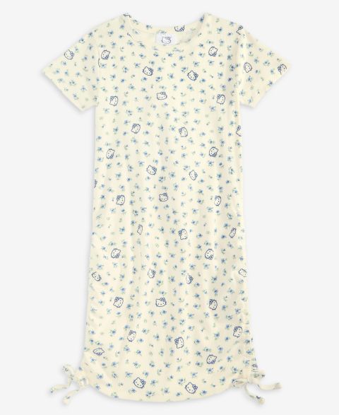Платье Hello Kitty Side-Cinch Dress для девочек, цвет: Белый