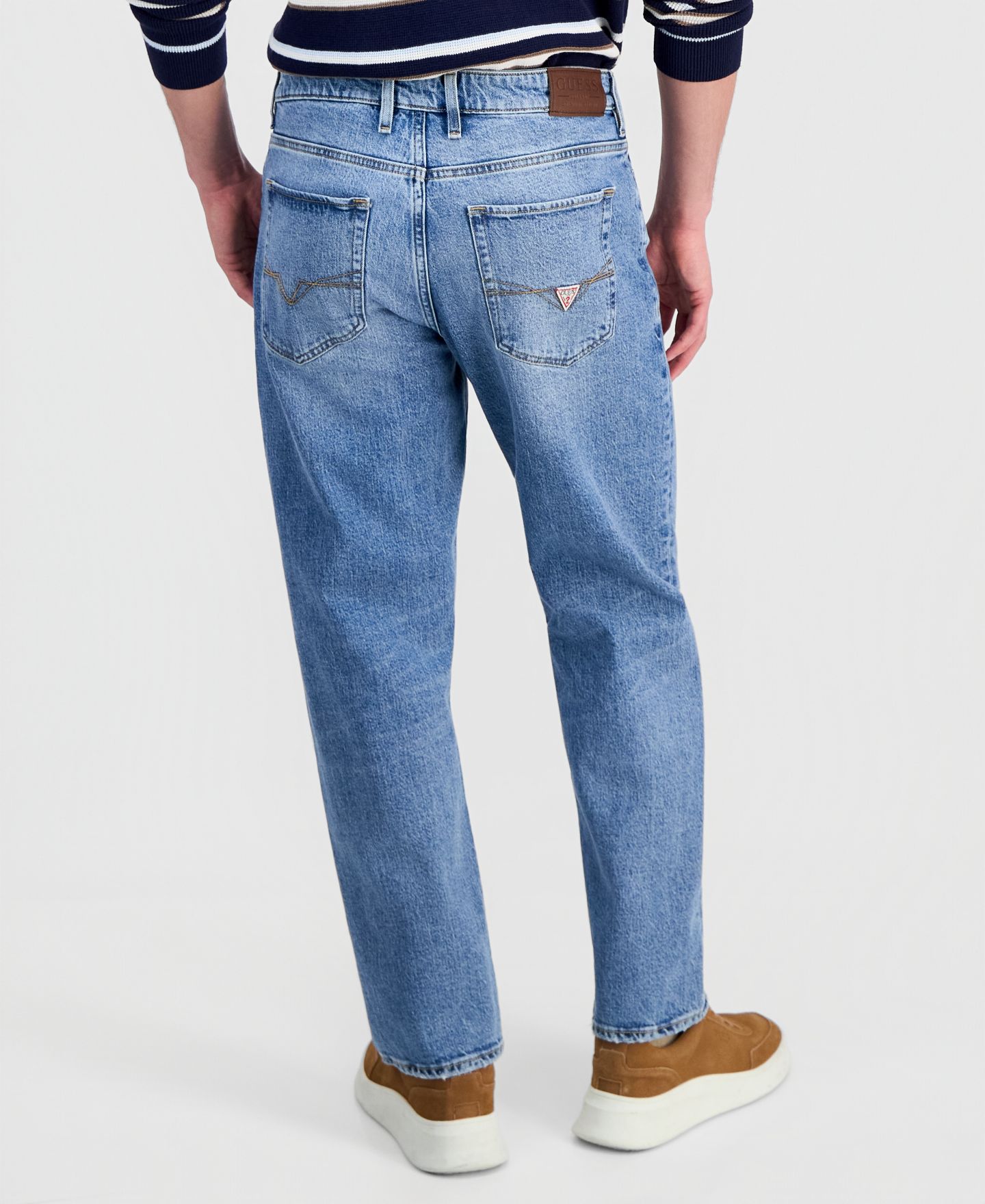 Мужские джинсы GUESS Owen Relaxed-Fit, цвет: Rocky — фото 4