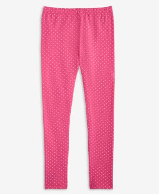 Girls' 5-20 Dot-Print Leggings