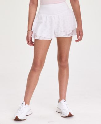 Girls' 5-20 Eyelet Butterfly Shorts