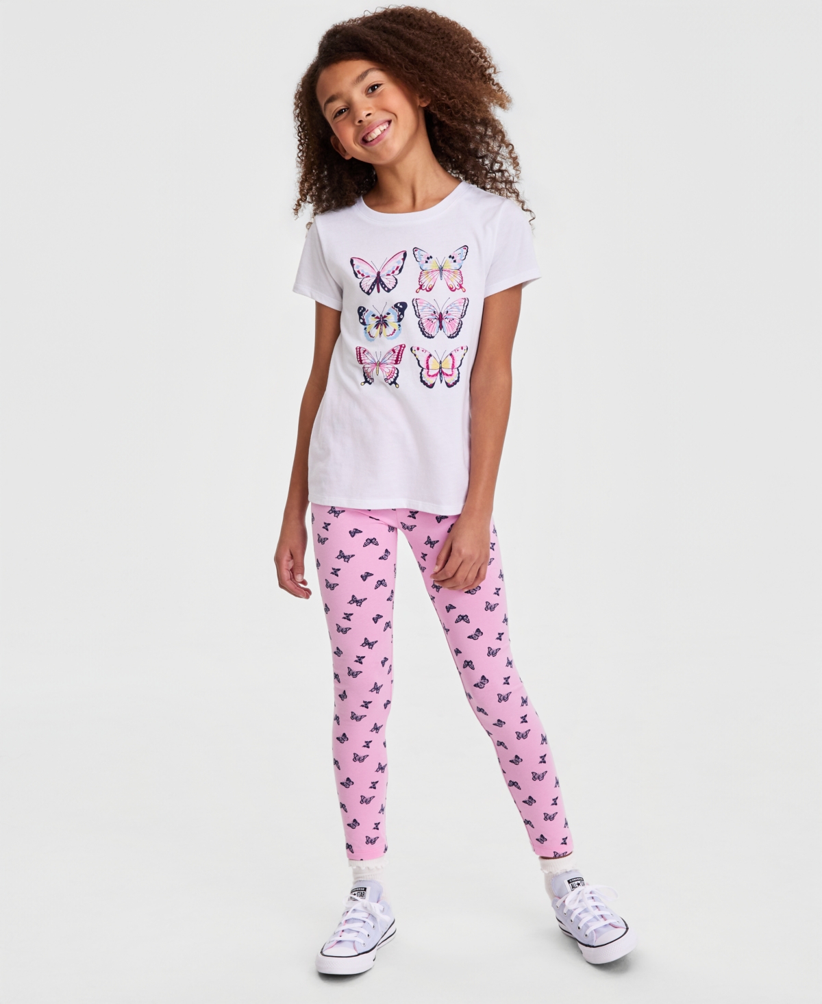 Epic Threads Girls' 5-20 Butterfly-Print Leggings, Macy's Exclusive