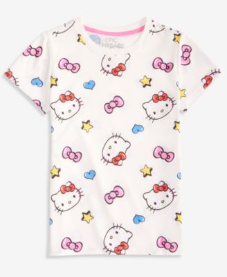 Girls' 5-20 Hello Kitty Printed T-Shirt