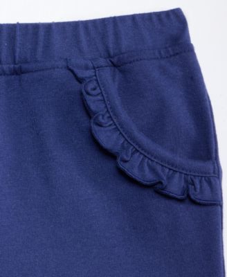 Toddler Girls' 12M-5T Knit Ruffled Shorts