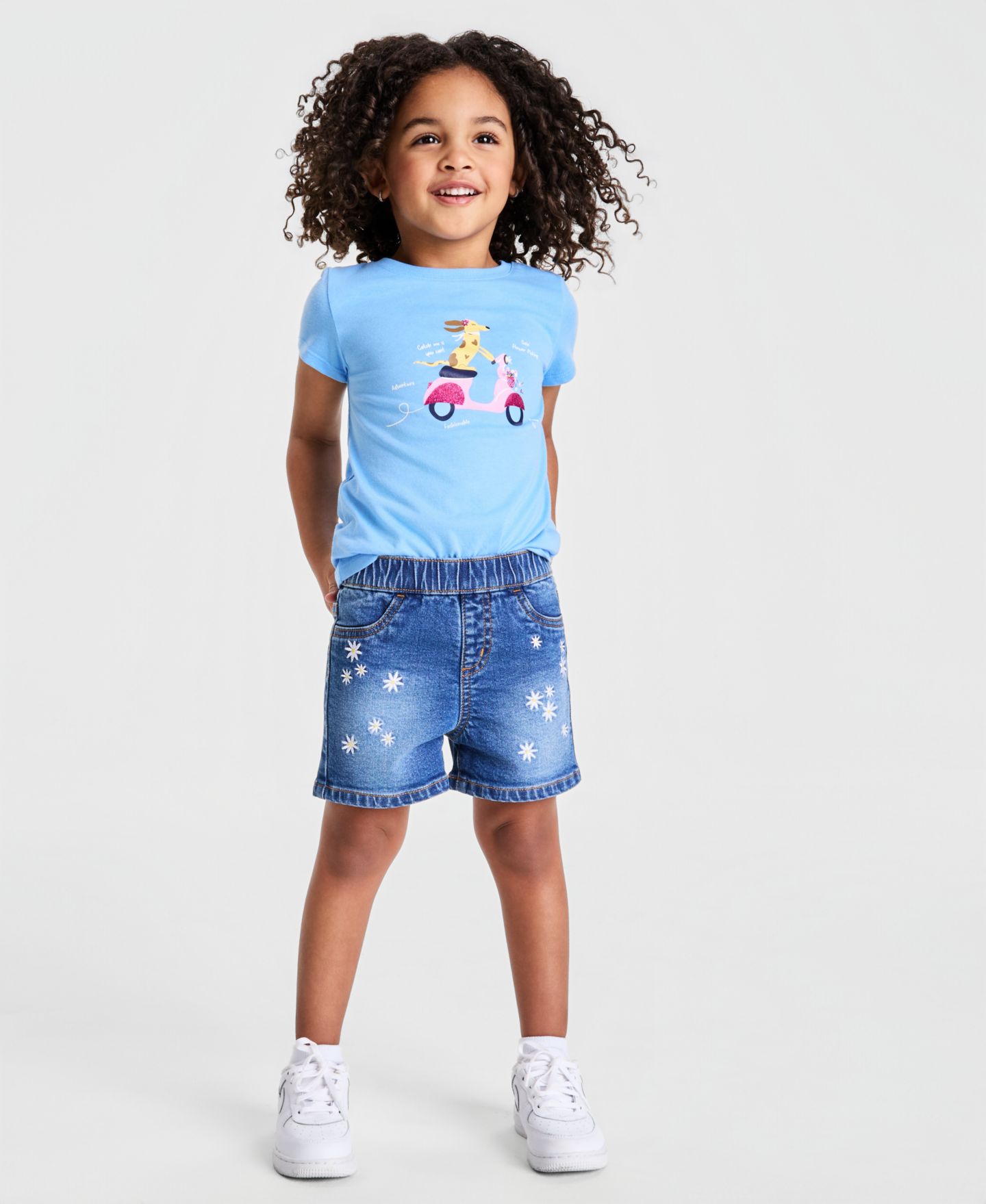 Шорты Epic Threads Daisy Pull-On Shorts для девочек, цвет: Варёный — фото 1