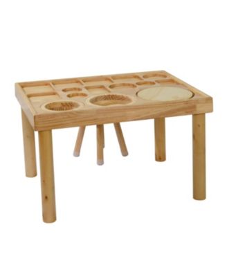 Toddler Sensory Table with 2 Chairs - Sand & Water Play