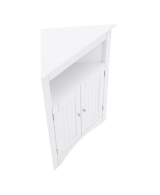  Corner Cabinet with Doors & Shelves
