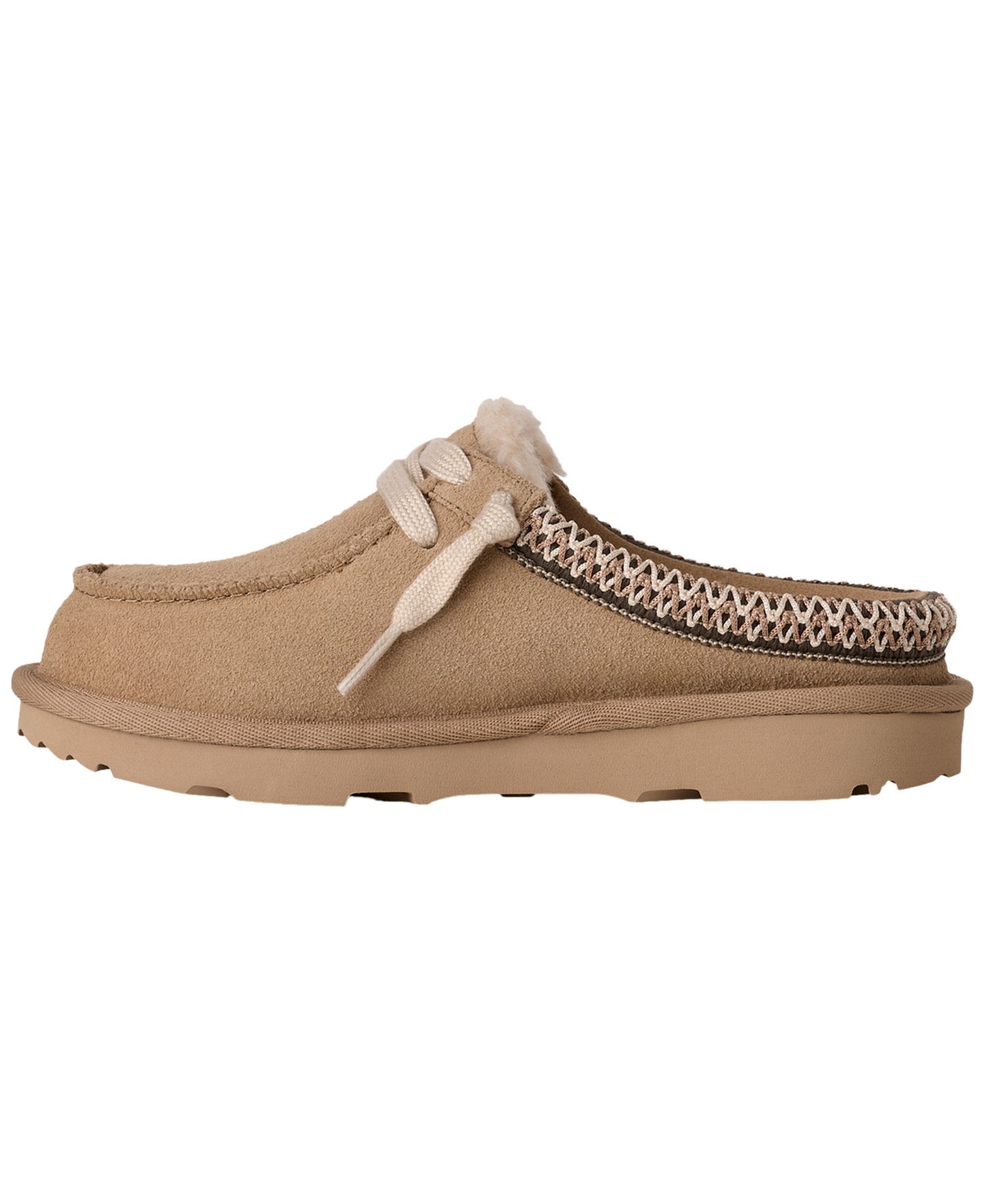 Сабо UGG® Tasman Mule Clog Round Toe Slipper для девочек, цвет: Песочный — фото 6