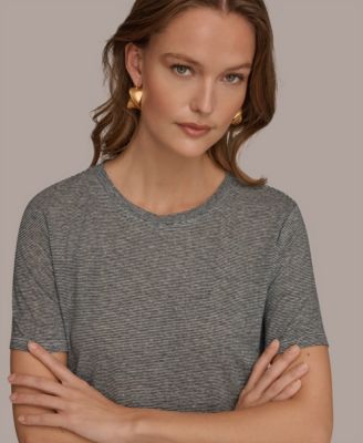 Women's Striped Short-Sleeve T-Shirt