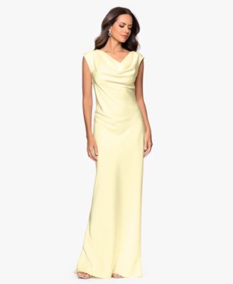 Petite Cowl Neck Gown