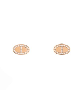 Chaine d'Ancre Contour Stud Earrings