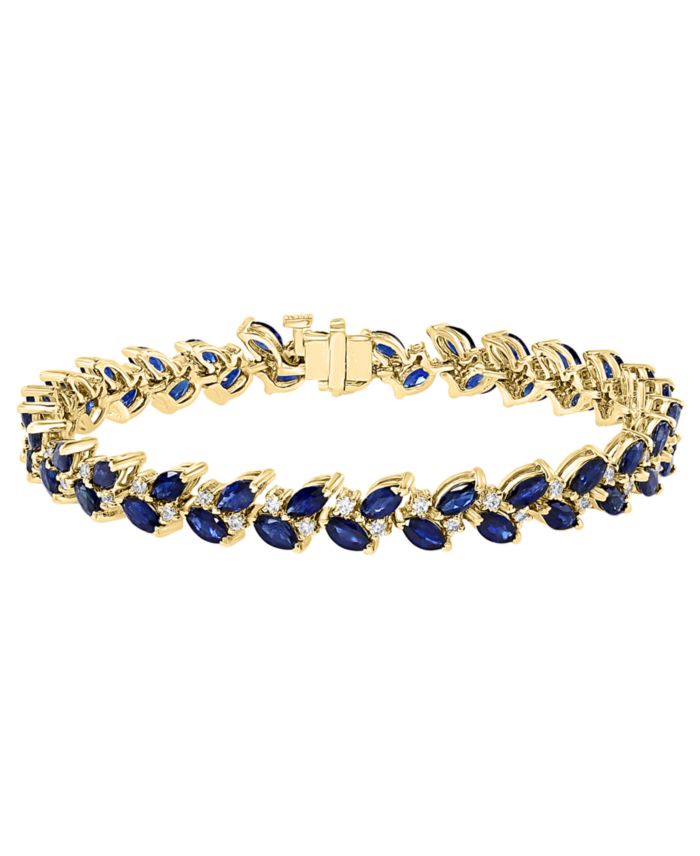 EFFY Collection Sapphire (9-1/2 ct. t.w.) & Diamond (3/4 ct. t.w.)