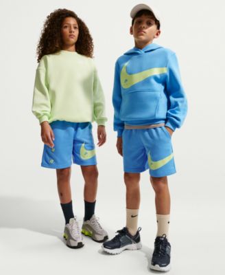 Kids' Sportswear Club Logo Detail Shorts