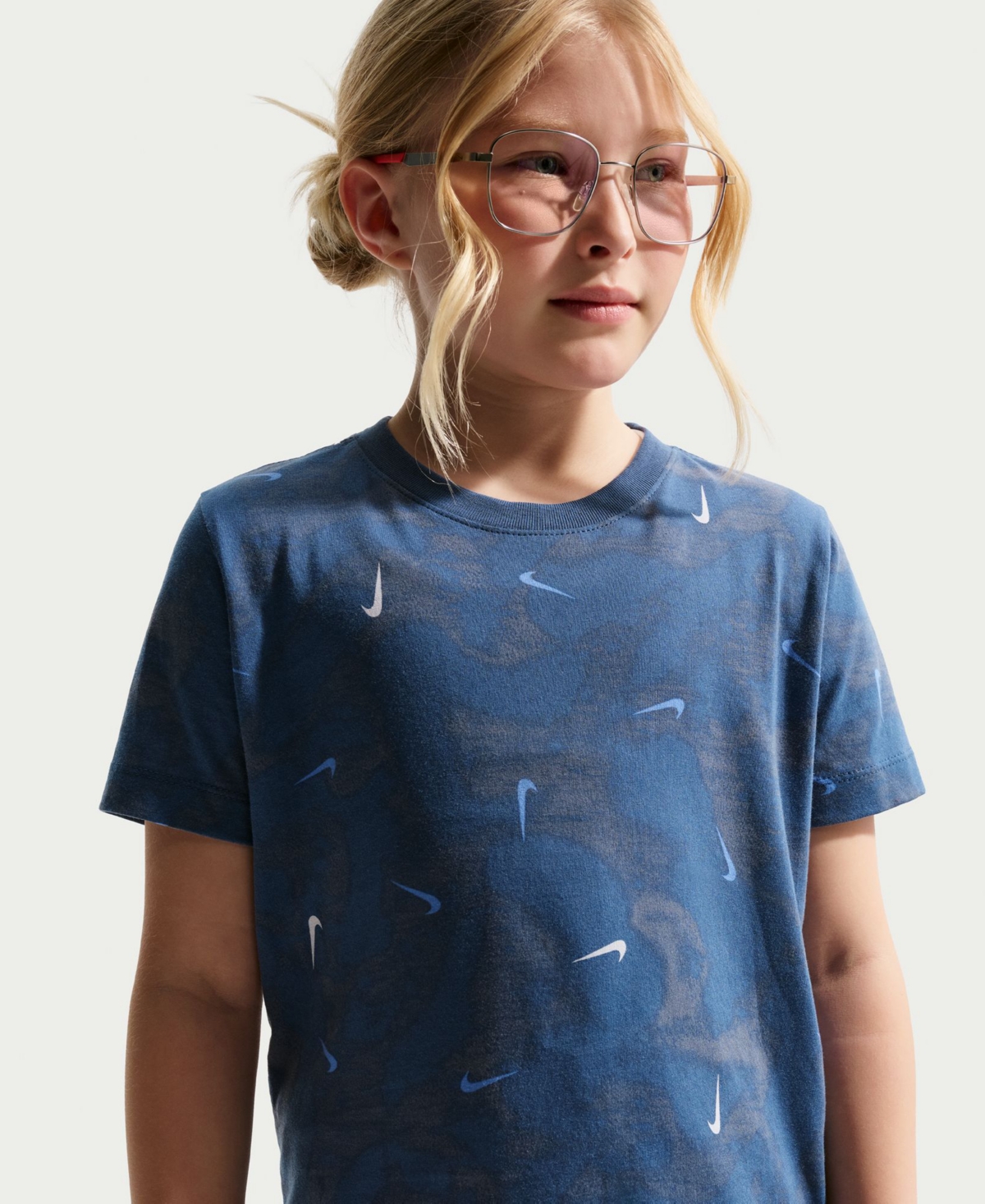 Nike Girls' Sportswear Short-Sleeve Printed T-Shirt