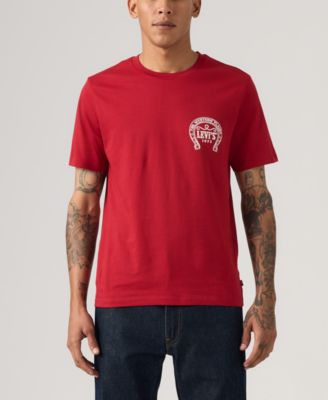 Men's Classic Short-Sleeve Graphic Crewneck T-Shirt