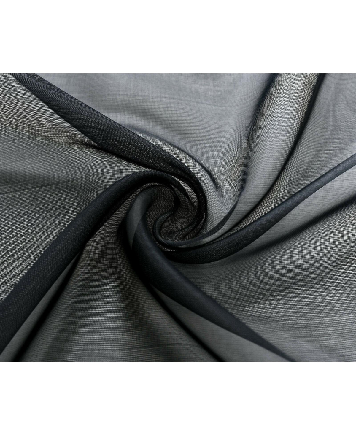 Kate Aurora Designer Sheer Voile Rod Pocket Curtains For Small Windows