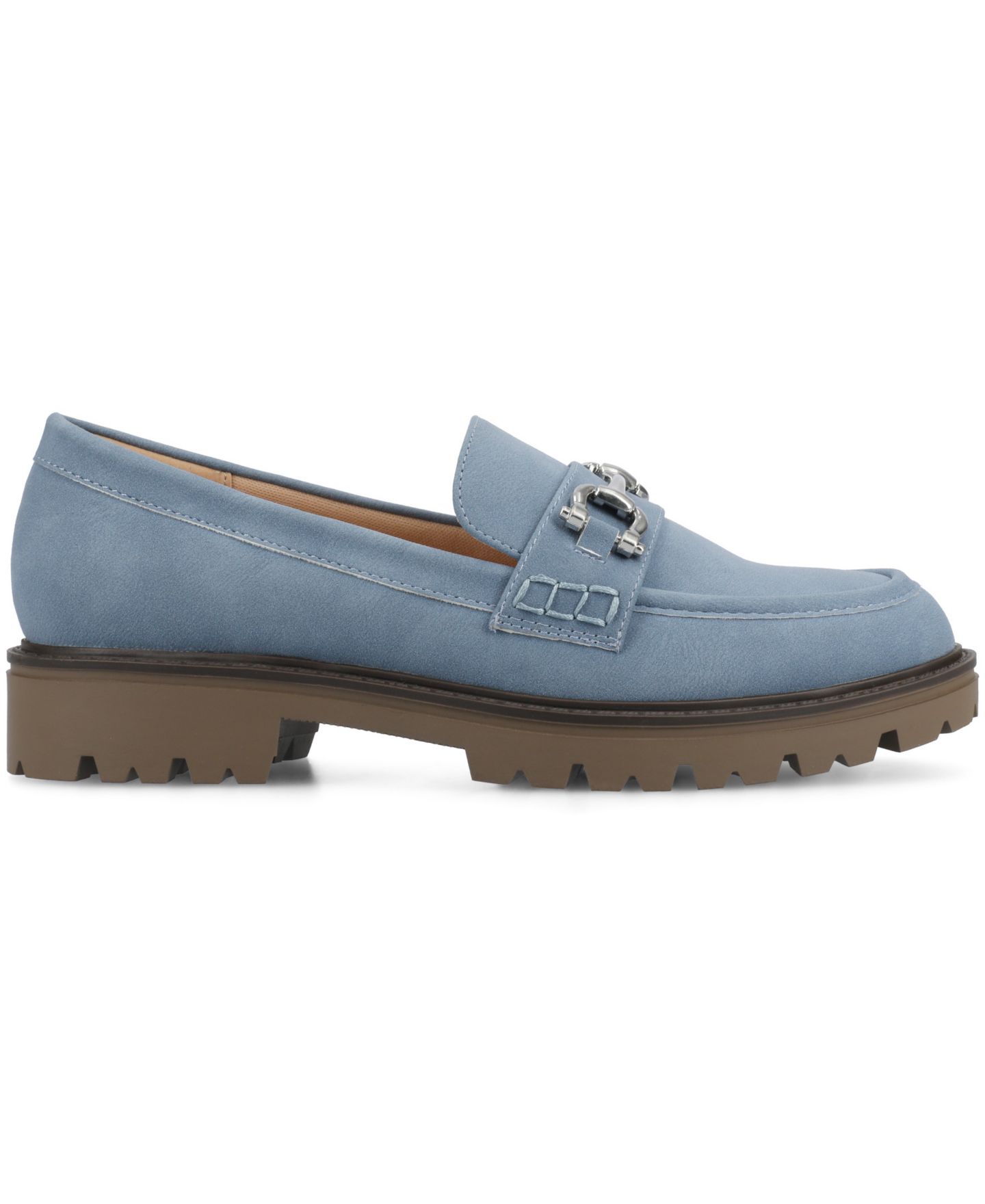 Женские туфли Journee Collection Jessamey Lug Sole, цвет: Синий — фото 2