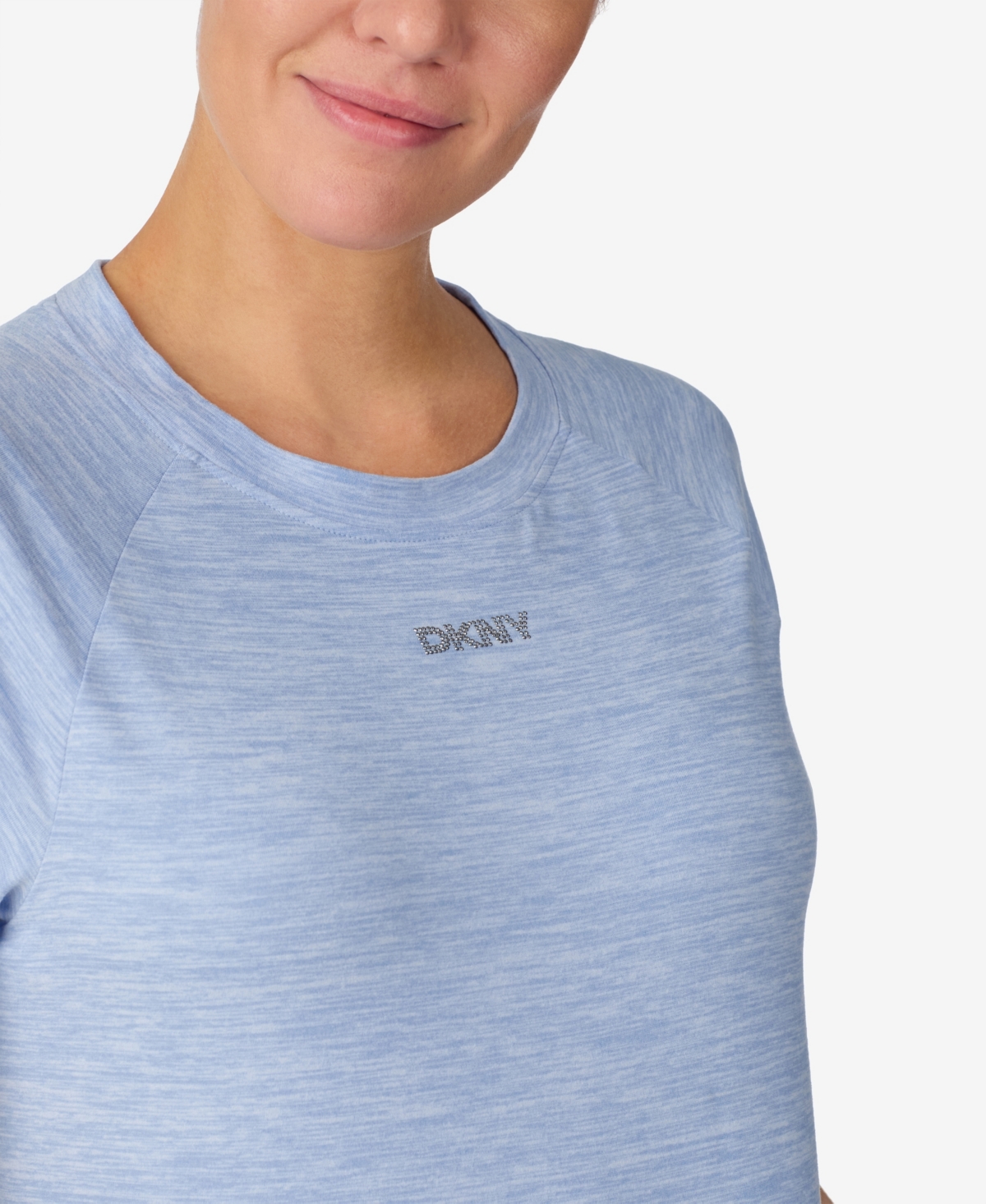 Dkny Women's Short-Sleeve Top and Wide-Leg Jogger Pants, 2-Piece Set