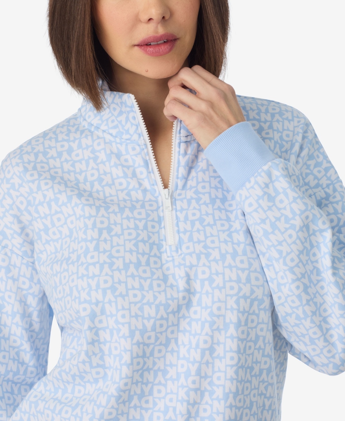 Dkny Women's Long-Sleeve Top & Boxers, 2-Piece Set