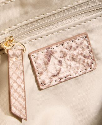 Zhuri Belted Snake Satchel