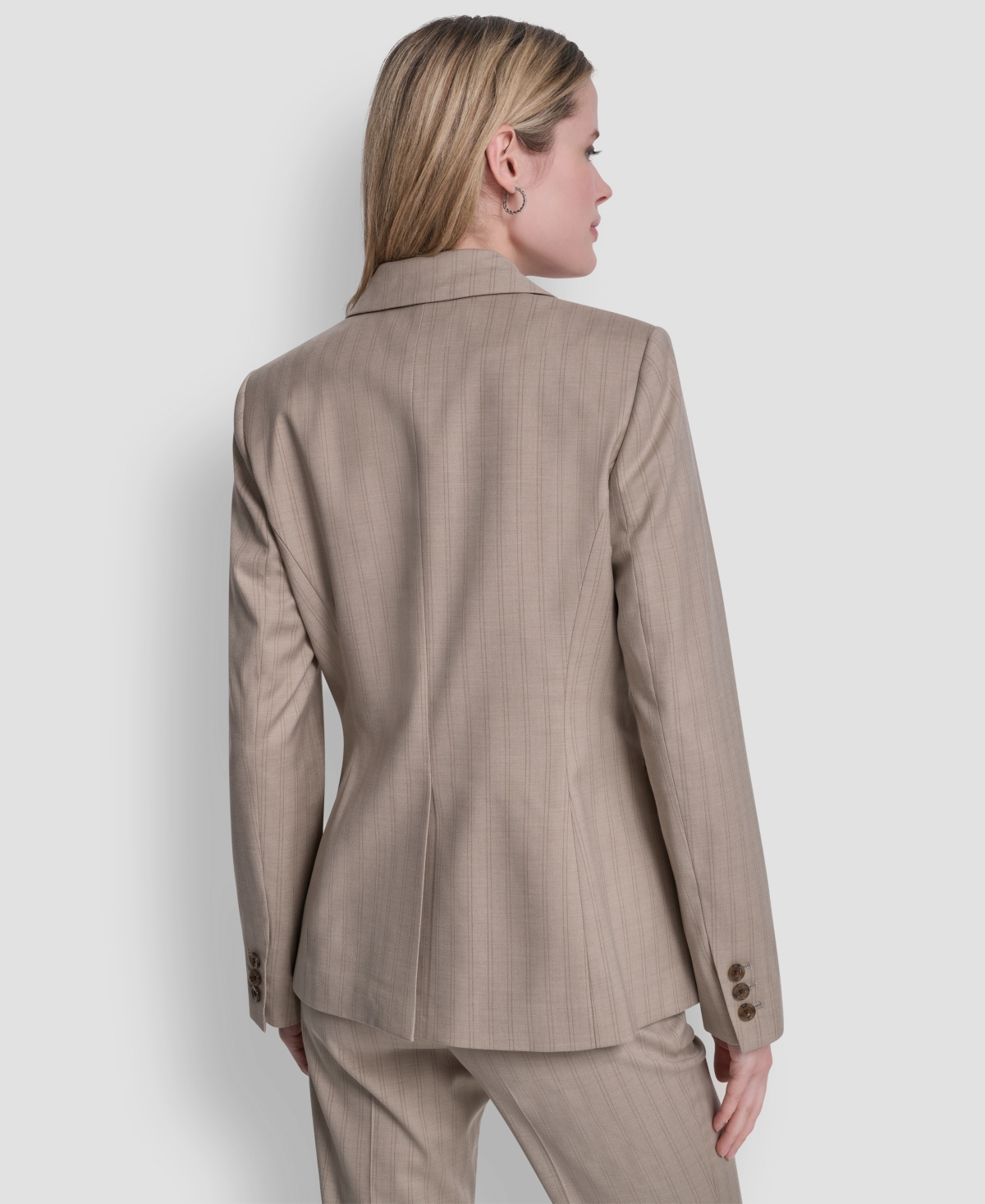 Dkny Women's Vertical Pinstripe Blazer Jacket