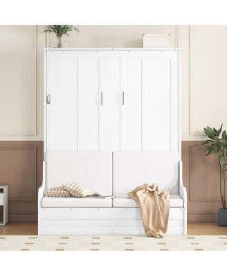 Queen Size Murphy Bed Wall Bed with Cushion