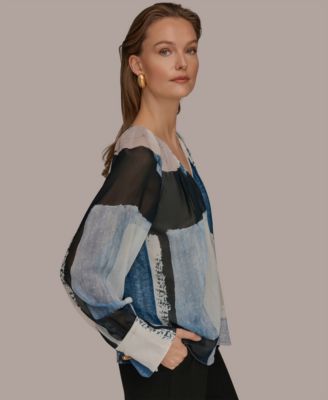 Women's Printed Long-Sleeve Top