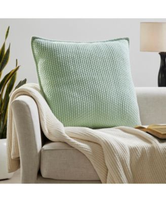 Popcorn Weave Throw Pillow Covers, 22"x 22", Set of 2