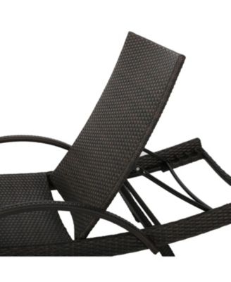 Streamdale Woven Resin Wicker Recliner with Cushion