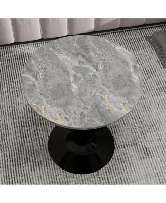 Streamdale Black Mid-Century Modern Coffee/Dining Table (27.6")