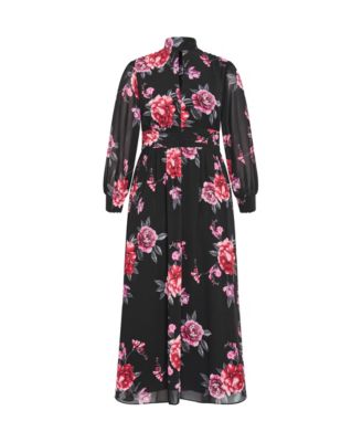 Plus Size Alexandra Print Maxi Dress