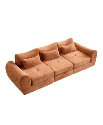  Modular Cloud Sofa, Convertible Folding Sofa Bed, Sectional Cushioned Sofa