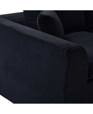  Modular Sectional Sofa Cloud Couch, Comfy Modern 2 Seater with Removable Cushion Covers