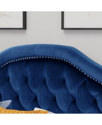 Streamdale Diamond Stitch Nailhead Headboard