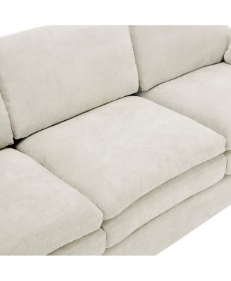 Cozy Upholstered Oversized Comfy Cloud Sofa Double Cushion Group