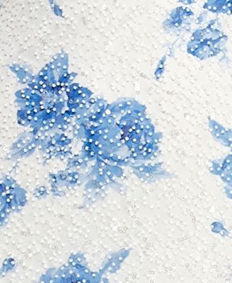 Juniors' Sequin Detail Gown