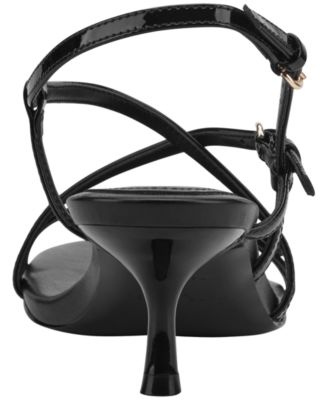 Women's Nylah Strappy Leather Kitten Heel Sandals