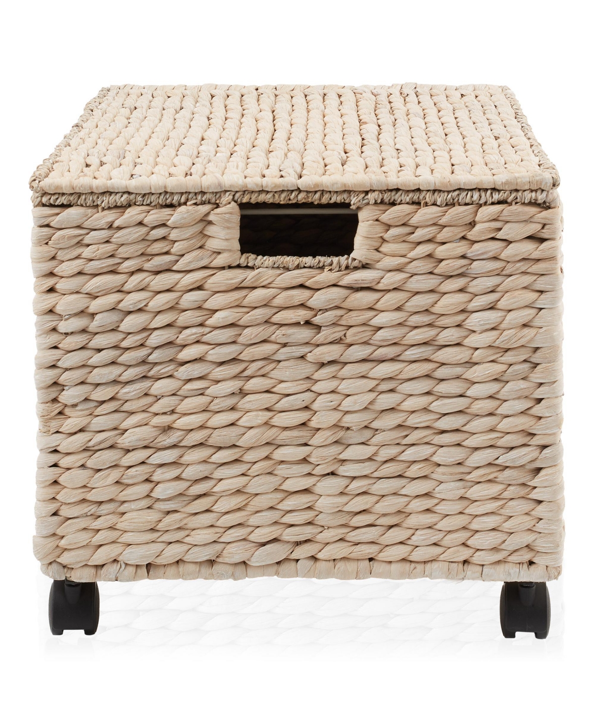 Casafield Rolling Filing Cabinet, Water Hyacinth Hanging File Folder Organizer, Home Office Storage