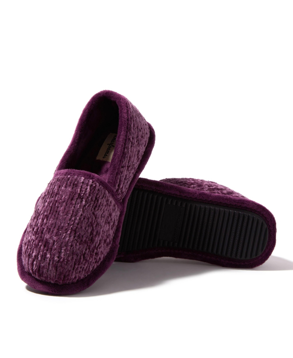 Dearfoams Women's Chenille A-Line Closed Back House Slipper