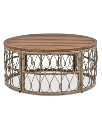 Boho Wicker Chat Set with Comfort and Style